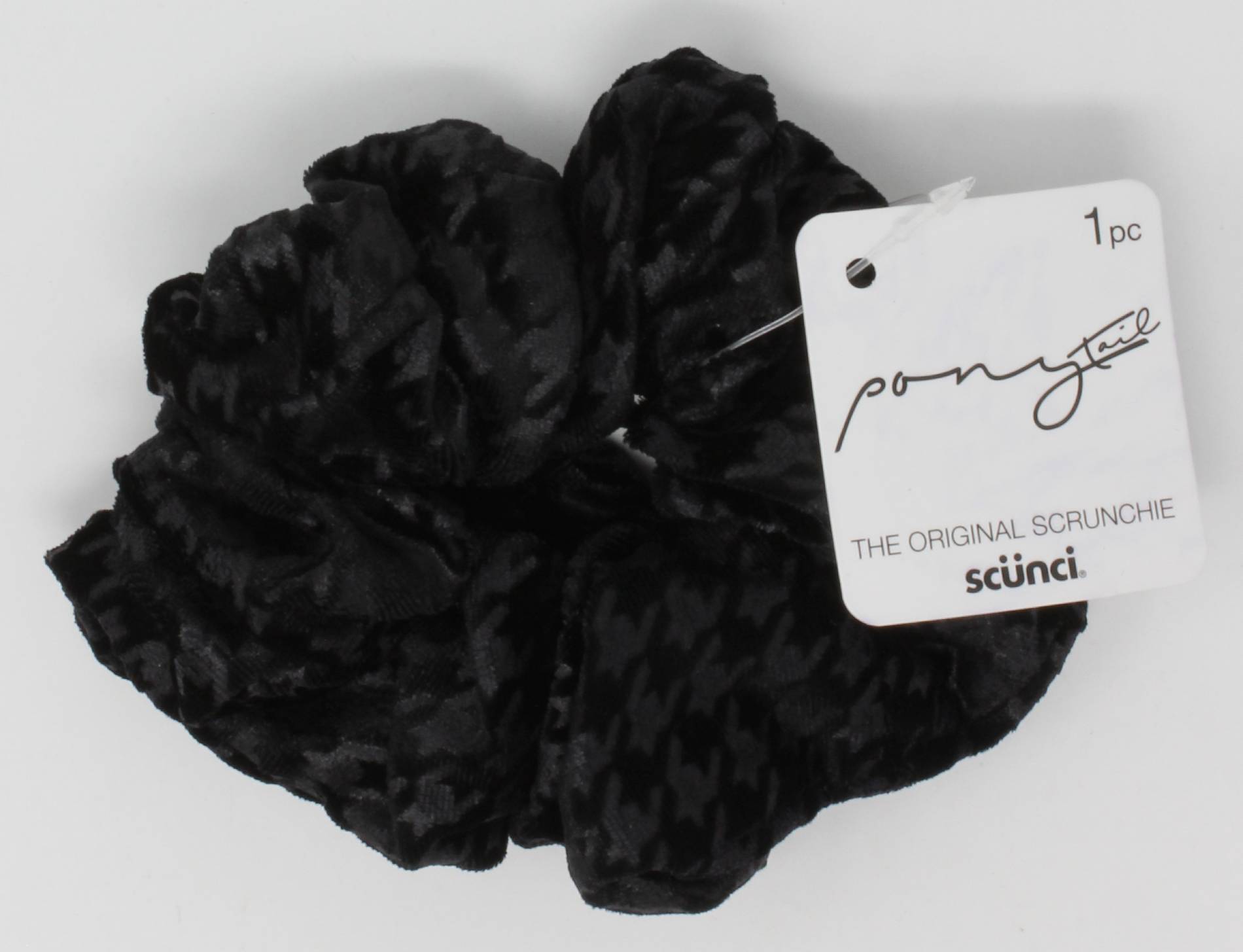 The Original Scrunchie Velvet Black By Scünci - Click Image to Close